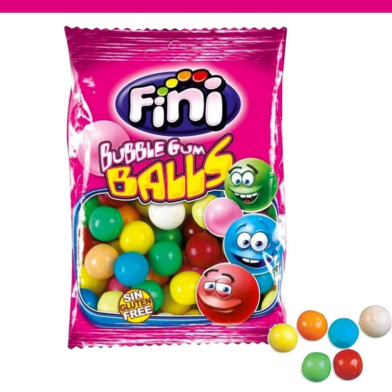 chewing-gums billes FINI, billes bubble gum, billes FINI