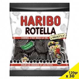 Réglisse Haribo, Haribo rouleau réglisse, rotella Haribo120gr