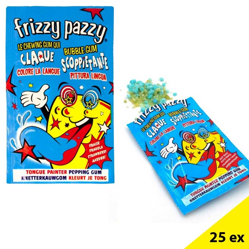 Frizzy pazzy fraise tache langue