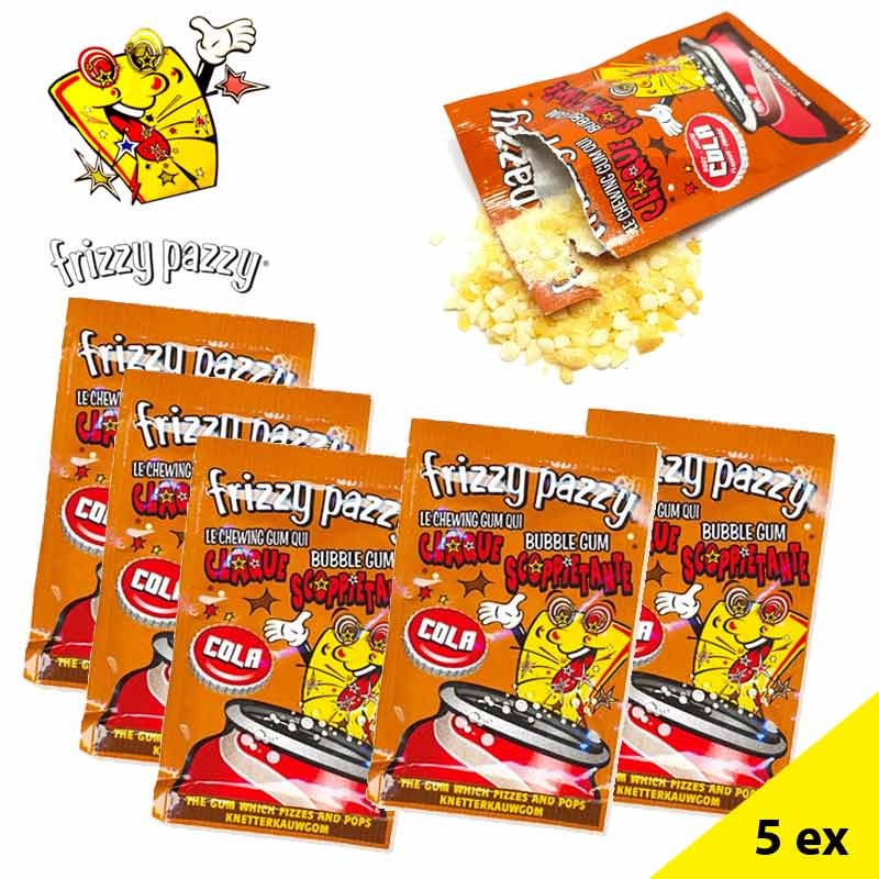 Frizzy Pazzy Cola, 5 pièces Frizzy Pazzy Cola, 5 pièces