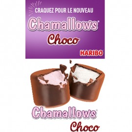 Chamallows Choco Haribo 75gr, 3 pièces