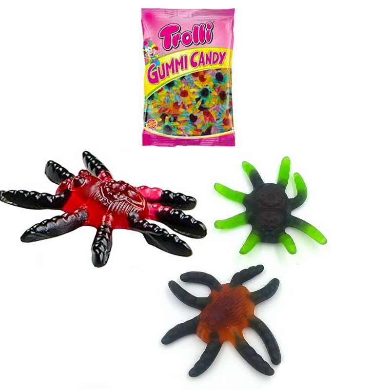 Trolli - Araignées Joubini Acidulées - 100g - La Boite à Bonbons à