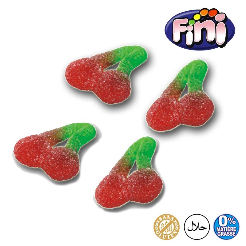 Cerise acidulée Fini Halal,cerise fizz Fini Halal sac de 2kg