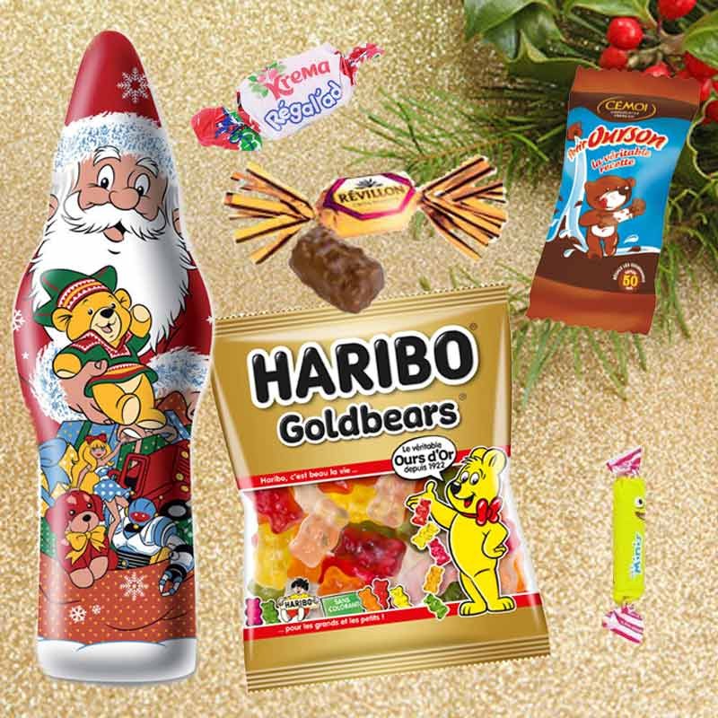 Boîte de bonbons Père Noël - Haribo