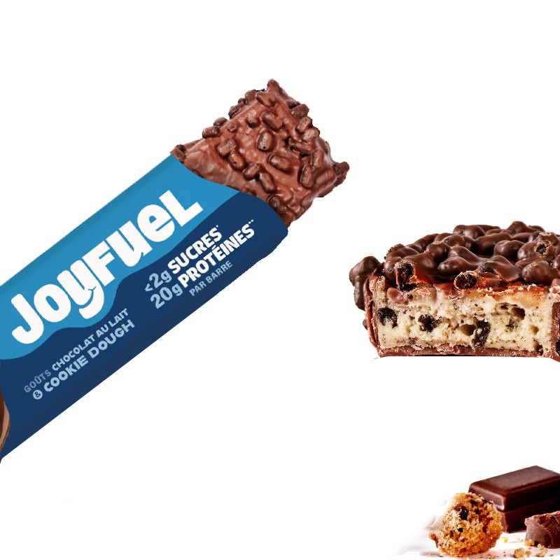 Joyfuel barre protéinée chocolat au lait et cookie 