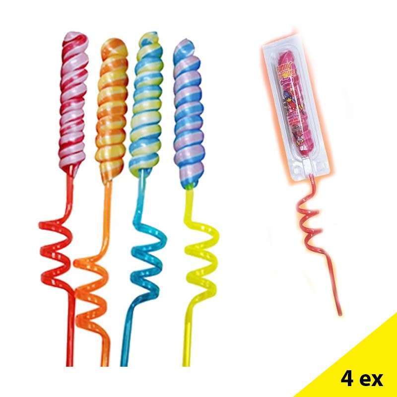 Lot de 40 pailles - Plastique - Multicolore