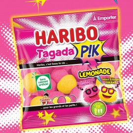 Stick fraise Pik Haribo - Génération Souvenirs