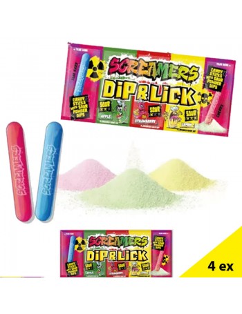 Screamers Dip & Lick, 4 pièces