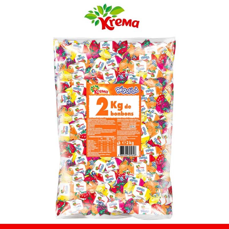 Bonbon KREMA régal'ad, sac de 2 kg