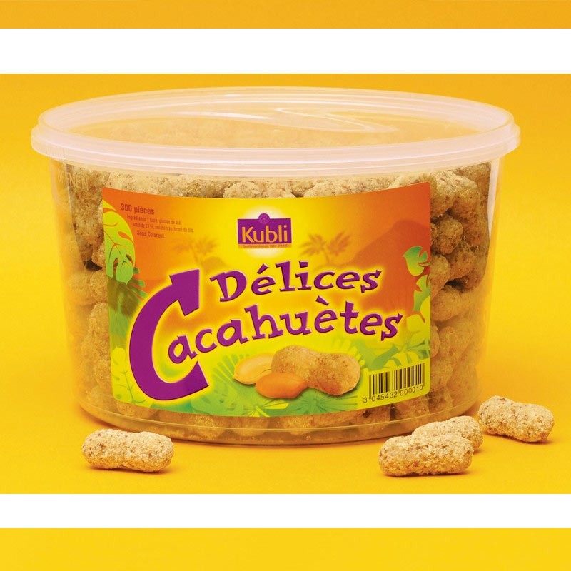 Délices Cacahuètes, cacahuete en bonbon, confiserie cacahuetes sucrée