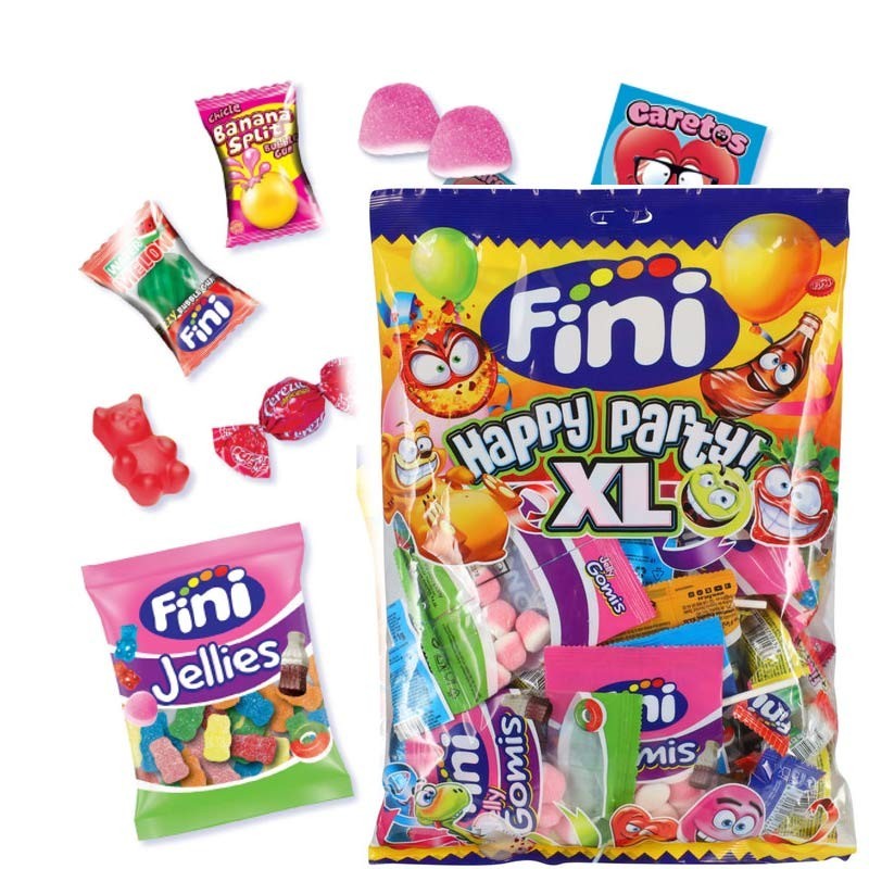 Fini Happy Party Mix Caramelle Assortite 500g | Confezione Mega Di Dolciumi Per Feste E Compleanni