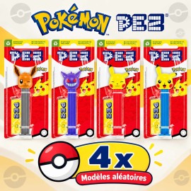 PEZ Pokemon, 4 pièces, distributeur de pez.