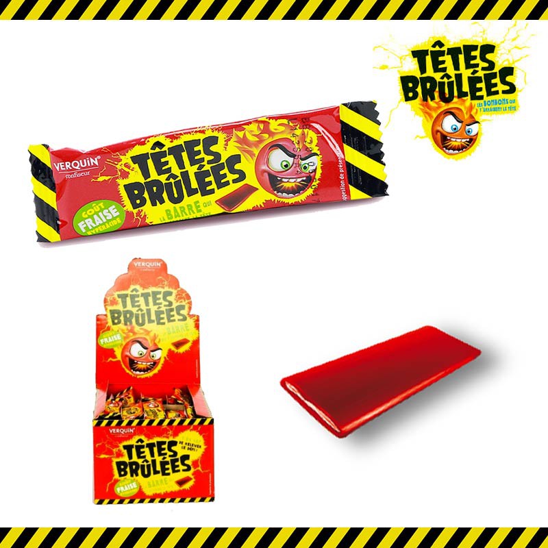 Têtes Brulées Fraise - Lot de 10