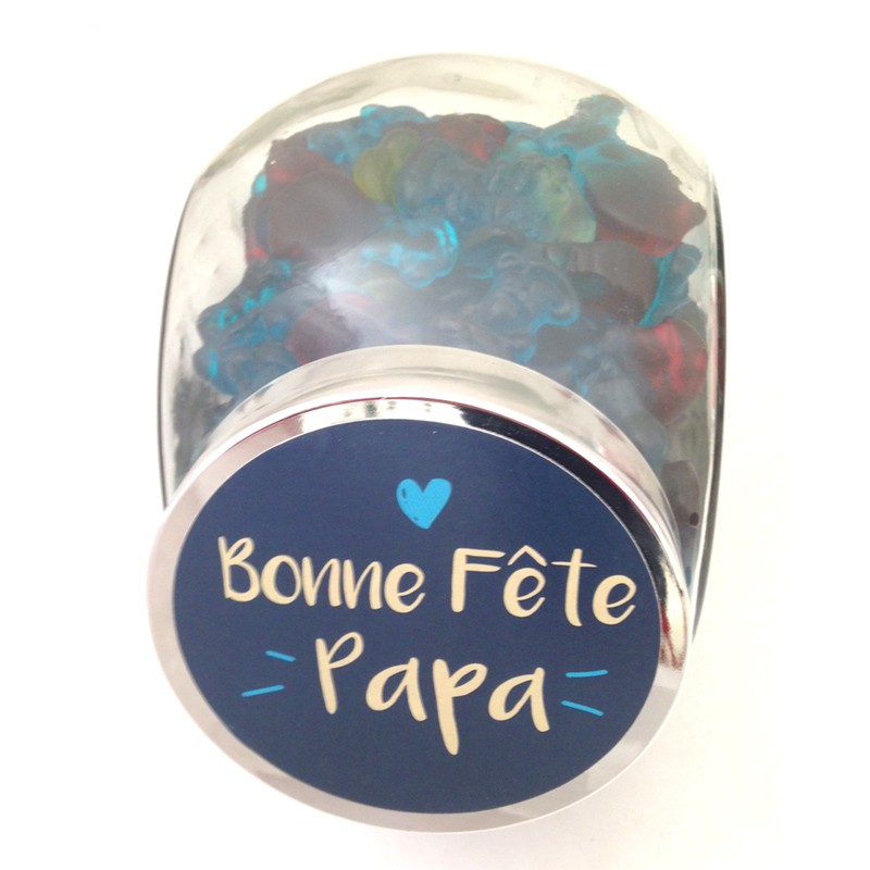 Pack cadeau Fête des pères,idée cadeau fête des pères, cadeau fête papa  Conditionnement Bonbonnière avec sac Schtroumpfs