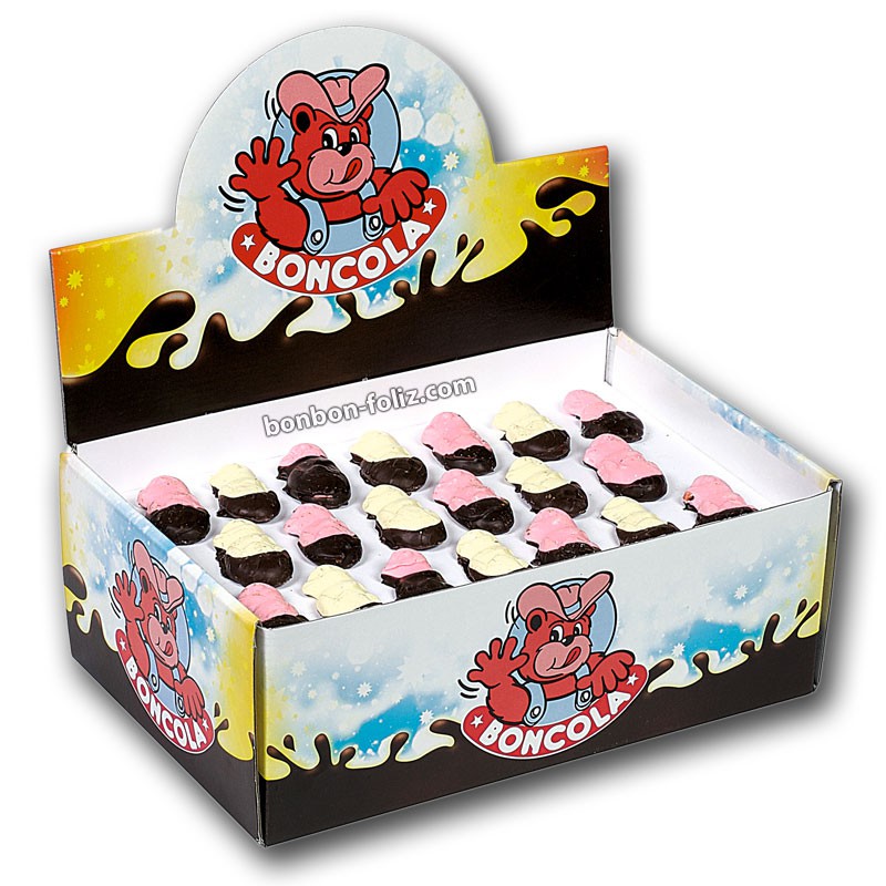 bonbon-paques;chocmod-boncola-160-guimauves-poussins-mi-enrobes-lait bonbon-paques;chocmod-boncola-160-guimauves-poussins-mi-enrobes-lait