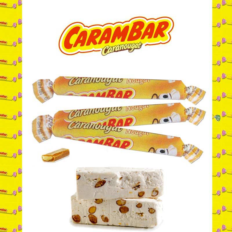 Carambar caranougat, carambar au nougat, barre carambar nougat