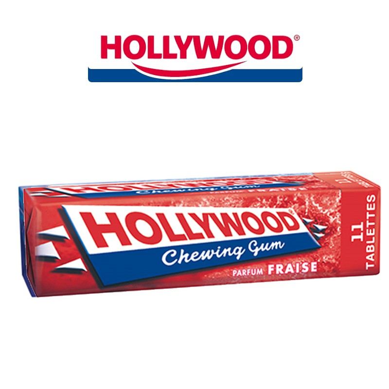 Chewing Gum Hollywood Tablette Fraise