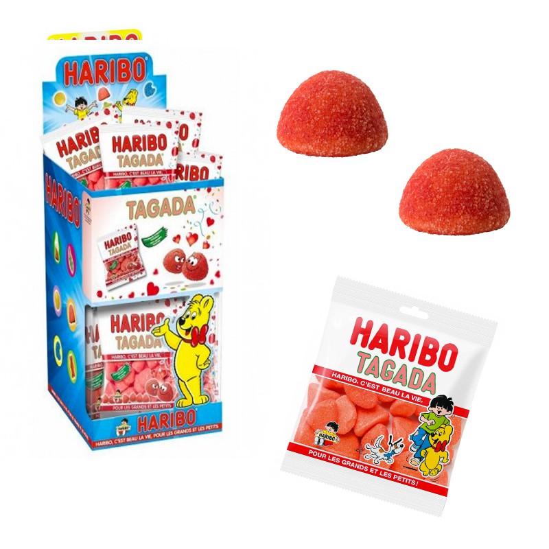 HARIBO Méga Fête Assortiment de bonbons mini sachets 26 sachets