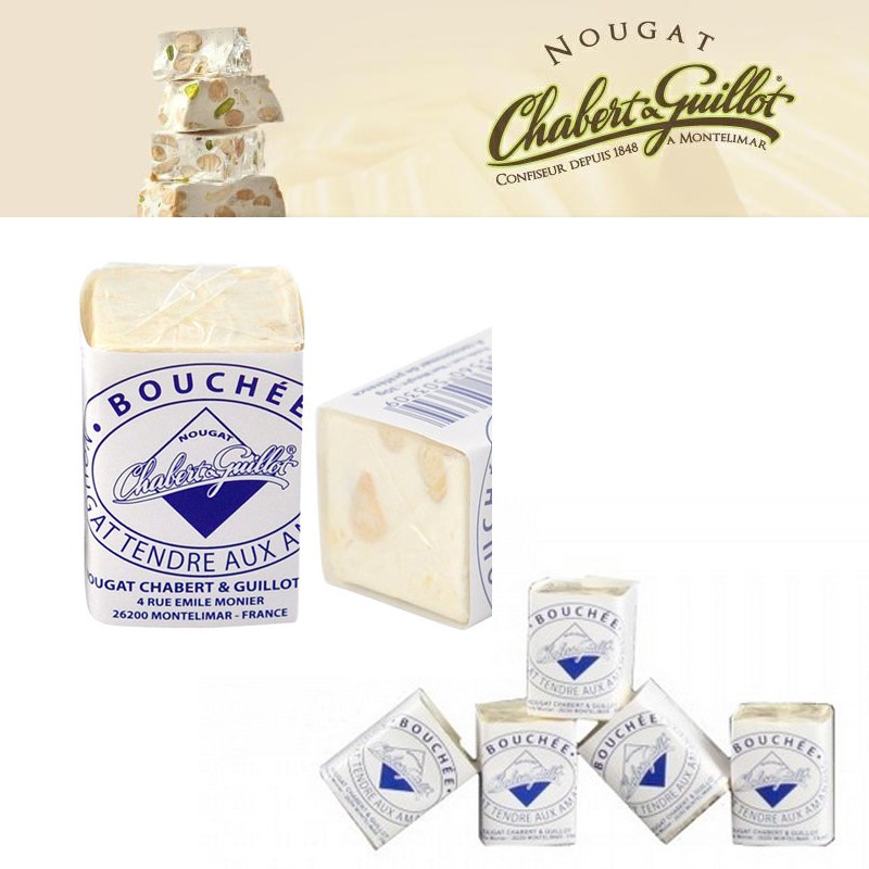 Nougat tendre de Montélimar, nougat chabert,nougat mou,nougat moelleux