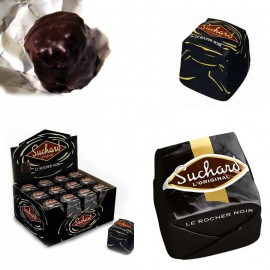 Rocher Suchard noir, bonbon chocolat suchard; suchard, rocher chocolat