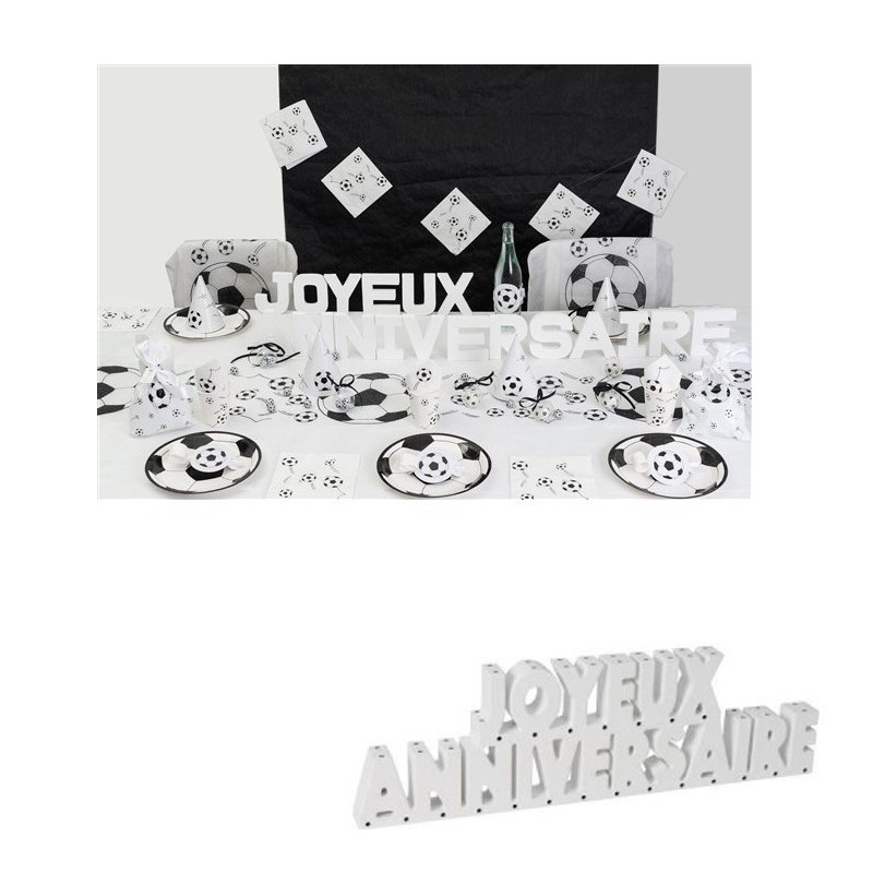 Texte Bois Decoratif Joyeux Anniversaire Deco De Table Anniversaire Conditionnement A L Unite