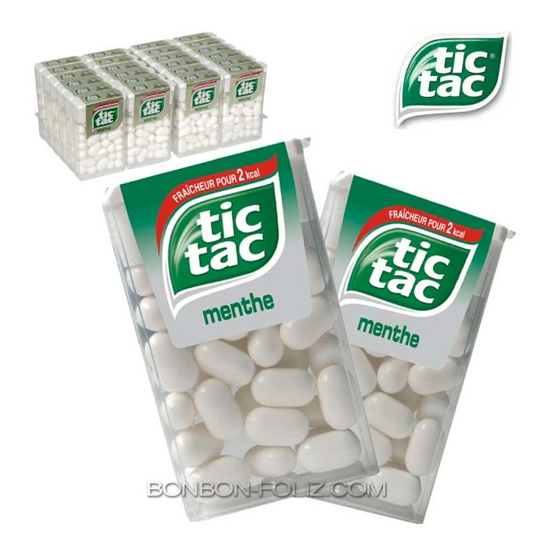 Tic TAC Menthe, pastille menthe tic