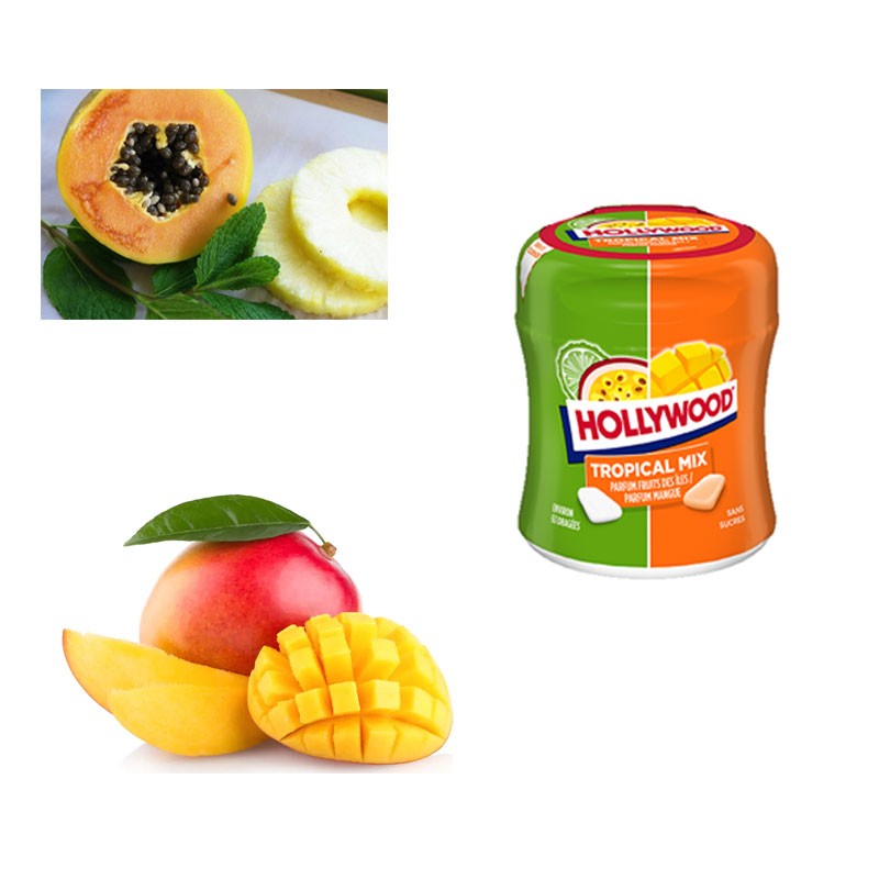 Hollywood 2 Fruity, fruity fraise citron vert, bottle 2 fruity