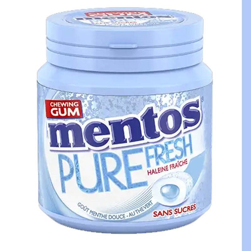 Mentos pure fresh fresh mint, chewing-gum mentos bottle