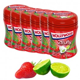 Hollywood bottle 2 Fruity, chewing-gum fraise citron vert