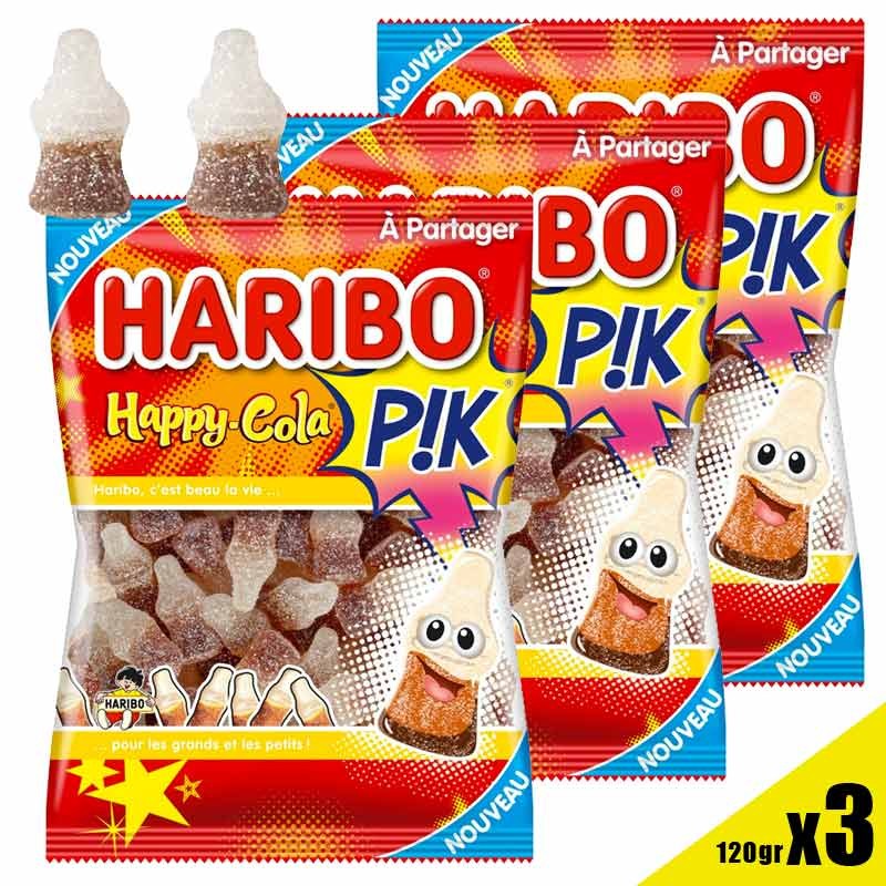 Couverture en molleton Happy bonbons Haribo Cola comme toile de fond 