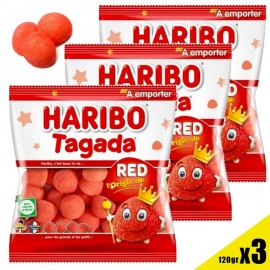 Fraise Tagada Haribo, confiserie Haribo, bonbon guimauve à la fraise