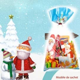 Sachet bonbons de Noël