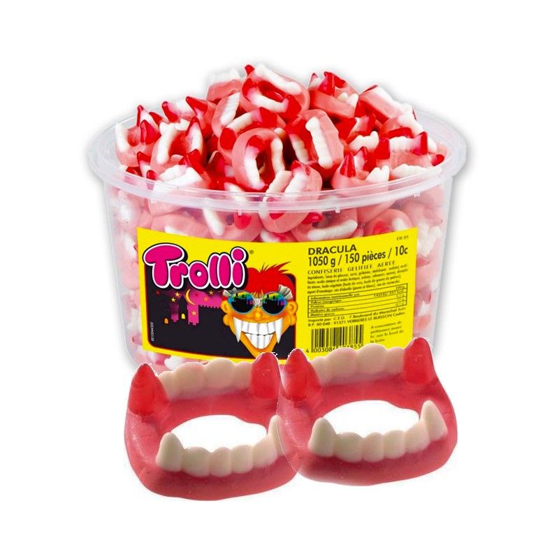 Bonbon Oeil gélifié goût fraise 100gr - Candy Crazy