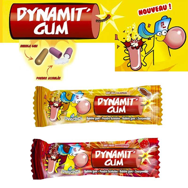 Dynamit Gum bubble gum, boîte de 200 pièces