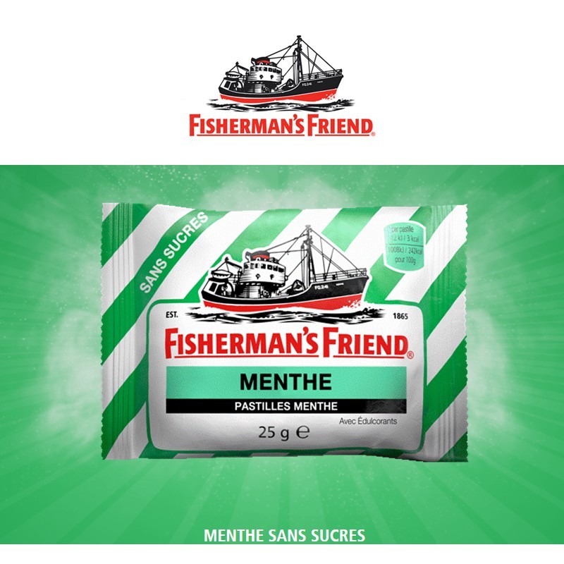 Fisherman Friend Menthe, 12 pièces x 25gr