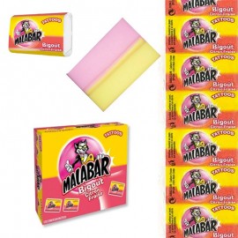 Malabar Bigoût Citron Fraise, 50 pièces