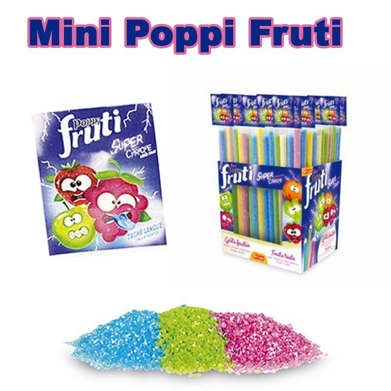 Mini paille Poppi fruiti, 25 pièces Mini paille Poppi fruiti, 25 pièces