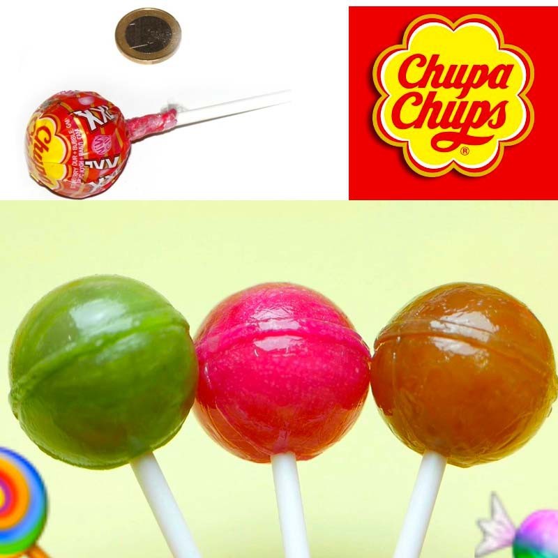 Sucette Chupa Chups XXL avec chewing-gum, 30 pièces Sucette Chupa Chups XXL avec chewing-gum, 30 pièces