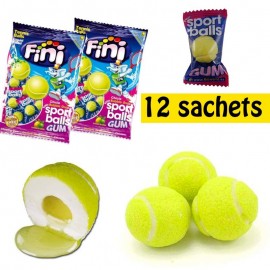 Chewing gum, jaune, citron, balle, tennis, bonbons, Fini