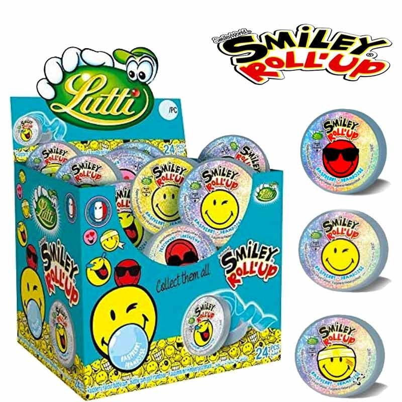 Roll Up Smiley, boîte de 24 pièces