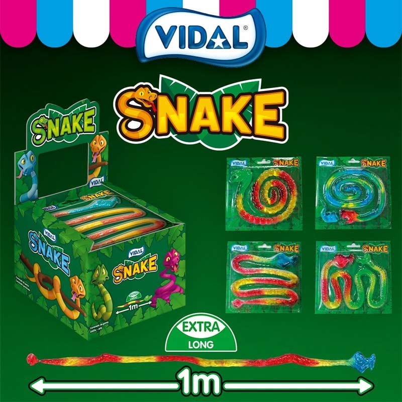 Snake Jelly, le bonbon serpent, 11 pièces Snake Jelly, le bonbon serpent, 11 pièces
