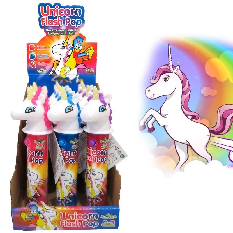 Sucette ronde fête foraine - TWISTY POP Licorne - Anniversaire enfant