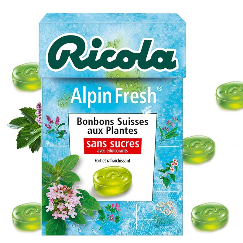 Ricola Alpin Fresh, 10 pièces