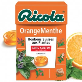 Ricola Orange Menthe, 10 pièces