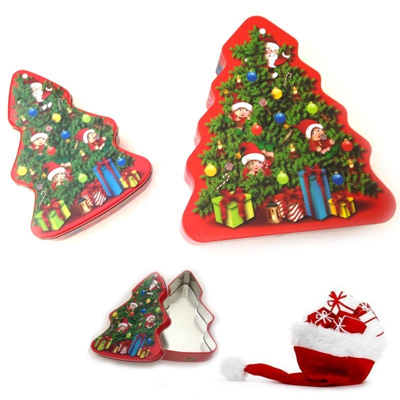 Sapin de Noël design en métal pour décoration - 100 cm - Noir