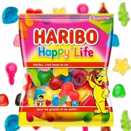 HARIBO Méga Fête Assortiment de bonbons mini sachets 26 sachets 1kg pas  cher 