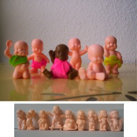 LES BABIES bébé en plastique à collectionner