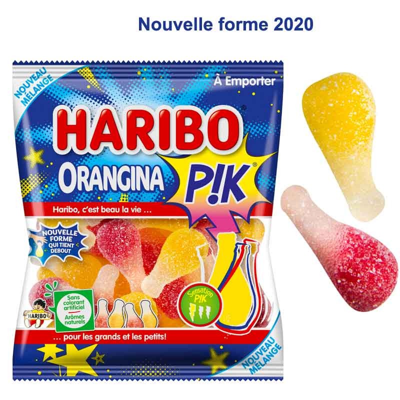 Orangina Haribo 120gr, orangina pik 2020