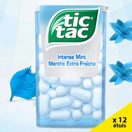 TIC TAC Menthe Extra fraîche,Pastilles menthe Rafraichissantes