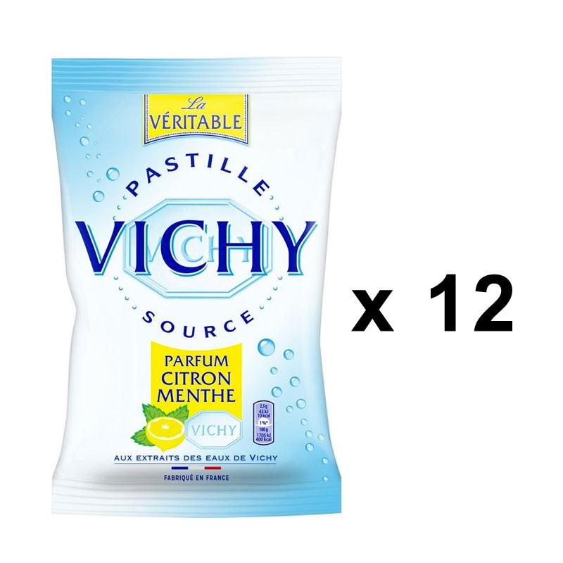Pastilles de Vichy citron-menthe Pastilles de Vichy citron-menthe